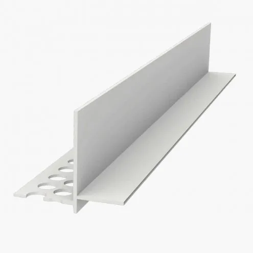 TEMPOLISTEL® B101 Profilé de transition décaissé à enduire pour jonction faux plafond plaque de plâtre et démontable