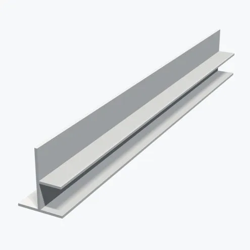 Profilé de transition pour jonction faux plafond plaque de plâtre et démontable TEMPOLISTEL® B104