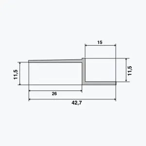 TEMPOLISTEL® A101 Profilé joint creux – Image 2