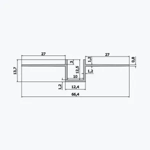 TEMPOLISTEL® A105 Profilé joint creux – Image 2
