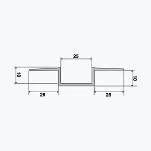 TEMPOLISTEL® A106 Profilé joint creux – Image 2