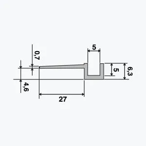 TEMPOLISTEL® A107 Profilé joint creux – Image 2