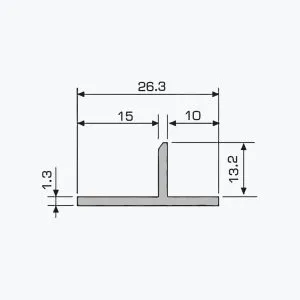 TEMPOLISTEL® A120 Profilé T – Image 2