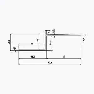 TEMPOLISTEL® A130 Profilé joint creux – Image 2