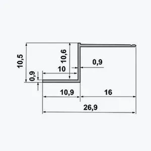TEMPOLISTEL® A132 Profilé joint creux – Image 2