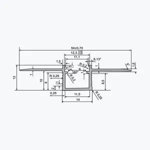 TEMPOLISTEL® A137 Profilé à led plat – Image 2