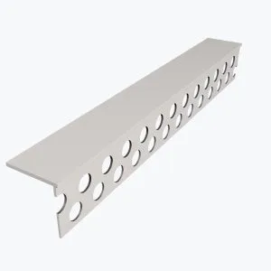 Profilé d’arrêt plaque de plâtre BA25 TEMPOLISTEL® B107